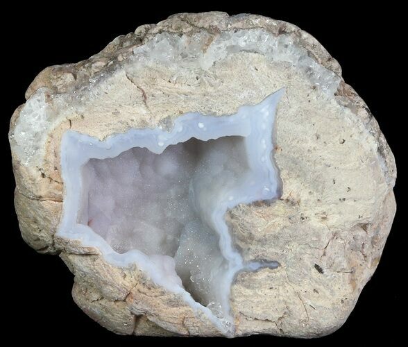 Crystal Filled Dugway Geode (Polished Half) #67488